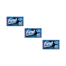 First 60 Dk Infinity Nane Aromalı Şekersiz Tatlandırıcılı Sakız - 3'lü Paket