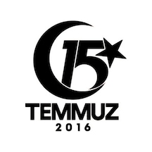 On Beş Temmuz Oto Cam Sticker 18 20 Cm