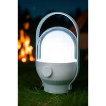 Petrix 5661 Taşınabilir Şarjlı Kamp Işığı Usb Şarjlı, Uzun Ömürlü Led Aydınlatma 34 Led Beyaz - Yeşil