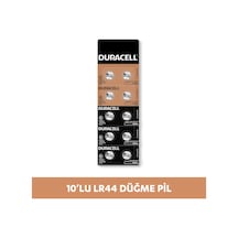 Duracell Özel LR44 Alkalin Düğme Pil 10'lu Paket