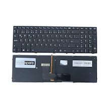 Monster İle Uyumlu Tulpar T7 V3.4.1, T7 V3.4.2 Notebook Klavye Işıklı Siyah Tr