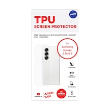 Samsung Galaxy Uyumlu Z Fold 6 Tpu Mat Arka Yan Koruyucu Film Ekran Koruyucu