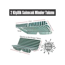 Salıncak Minder Takımı(Süngerli)2 Kişilik Salıncak Minder Yşlbyz (526957367)