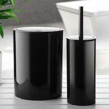 Primanova Flores 2'li Banyo Seti Siyah Diğer