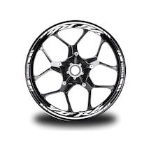 Beyaz Yamaha R6 Jant Sticker Etiket