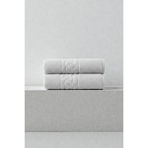 2'li Rita Gri Banyo Havlusu - 70x140 Cm, 240gr, %100 Pamuk, Spa Ve Otel Havlusu, Günlük Kullanıma Uygun Gri