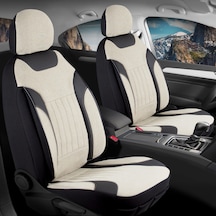 Toyota Yaris Cross Keten Oto Koltuk Kılıfı Ön Arka Set Bej Edition Scr