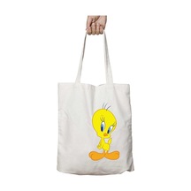 Art Hediye Tweety Bird İki Taraf Kalıcı Yıkanabilir Okul Plaj Omuz Bez Çanta Çok Renkli