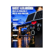 4 Kameralı 4g Sım Kart Destekli Güneş Enerjili Akıllı Güvenlik Kamerası Çok Renkli