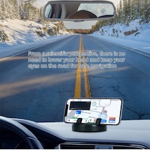 360 Dönebilen Araba Telefon Tutucu Seti, Numaratörlü, Park Numarası, Kaymaz Telefon Tutucu,