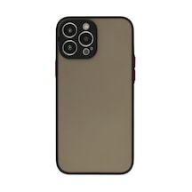 Apple iPhone Uyumlu 14 Pro Kılıf Montreal Silikon Kapak - Siyah İtdark30275