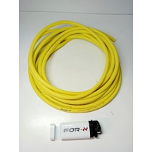 Amfi Tesisat Güç Kablosu 8ga Çakmak - Oto Anfi 8ga Power Kablosu - 10 Metre