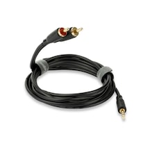 Qed Qe-8114 Connect 3.5mm Jack - Rca / Bir Ucu 3.5mm Diğer Ucu Rca Kablo - 1.5 Metre