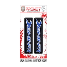 Dominar Ön Maşa 3d Kabartmalı 2'li Damla Sticker 1