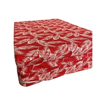 Katlanır Yer Yatağı Sünger Yatak Kırmızı Tüylü 80x180 Cm-6 Cm Tek Kişilik