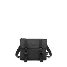 Smart Bags Gumi Siyah Unisex Çapraz Askılı Çanta Smb8657