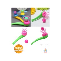 Üflemeli Saksafon Top Pinyata İçi Top Pipo Şeklinde Üflemeli Oyuncak Top Farklı Renklerde 4 Adet