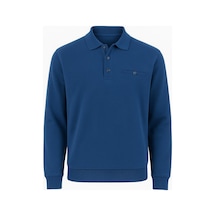 Simenti Regular Fit Polo Yaka Selanik Kazak - 7414 Indigo