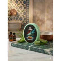 Doğal Süngerli Sabun, Aloe Vera İçerikli, Tüm Cilt Tipleri İçin, Doğal İçerikli Acı Badem