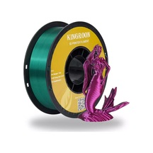 Kingroon Çift Renk Kırmızı - Yeşil Pla Silk Filament 1.75 Mm 1000gr