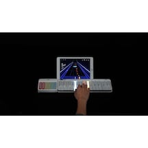 Popupiano Akıllı Taşınabilir Dijital Piyano - Uygulama Destekli Eğitici Müzik Aleti Çocuk - Yetişkin Beyaz