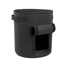 Grow Wizard Pencereli Kumaş Saksı Pot 19 Litre