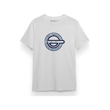 Ghost İn The Shell Anime Laughing Man Beyaz Kısa Kol Erkek Tshirt 001