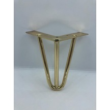 Metal, 15 12 12cm Gold Koltuk,dolap,baza, Mobilya Ayağı 4 Adet