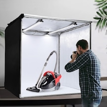 Yenilzd 80x80cm Profesyonel Stüdyo Led Işıklı Ürün Fotoğraf Çekim