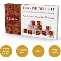 Nar Aromalı Antep Fıstıklı Lokum 350 Gr