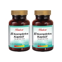 2 Adet Balen B Vitamin Kompleksi 60 Kapsül (25.50g) 2 Adet Balen B Vitamin Kompleksi 60 Kapsül (25.50g)