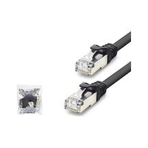 Hadron Hdx5096 Cat7 Ethernet Patch Kablosu 10 Gbps 600 Mhz 20 M Siyah