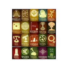 Kimya Elementler Poster Seti -20 Adet-a5