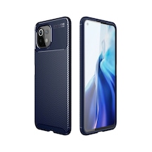Xiaomi Mi 11 Lite Kılıf Auto Focus Karbon Kapak