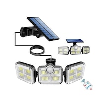 Solar Güneş Enerjili Hareket Sensörlü Bahçe Aydınlatma 10 Parça Siyah