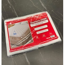 Nonwoven Kapitone Sıvı Geçirmez Yatak Alezi 4 Köşesi Fitted Lastikli Tek Kişilik Yatak Koruyucu Üst Düzey Koruma Beyaz