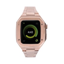 Watch 44mm Metal Petek Kasalı Kordon - Rose Gold Diğer