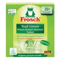 Frosch Yeşil Limon Kokulu Bulaşık Makinesi Deterjanı 30 Tablet