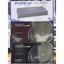 Xae-4000.5 5 Kanallı Anfi Ap-m81se 20cm İki Takım Midrange 340watt 170rms
