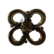 Top İmpex Kulp Hare Antik Bronz K.düğme