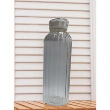 Konak Züccaciye My Bottle Lıne Seri Çizgili Cam Matara 750ml