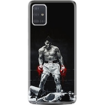 Samsung Uyumlu Galaxy A71 Kilif Desenli Moon Baloon 1369 527812394
