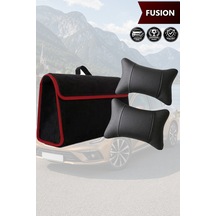 Fusion Uyumlu Koltuk Yastığı Bagaj Çantası Siyah Renk Lüks Model
