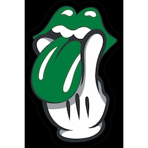 Dudaklar Sticker 10x10 Cmrenkli Sticker