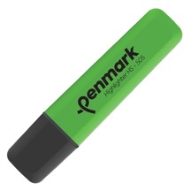 Penmark Neon Fosforlu İşaretleme Kalemi Yeşil Fosforlu Kalem 10 Lu Paket Çok Renkli