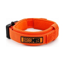 Brosk9 Taktik Köpek Boyun Tasması Hızlı Açılır Tokalı Turuncu M Beden K9 Eğitim Tasması 105693