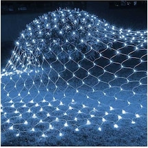 Besthome1 24v Düşük Gerilimli 3x2m 192 Ledli Sugeçirmez Bahçe Aydınlatması, 8 Işık Modu, Beyaz, Amerikan Standartı Transformörl Beyaz