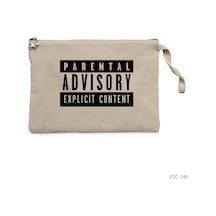 Zepplin Giyim Parental Advisory Clutch Astarlı Cüzdan / El Çantası