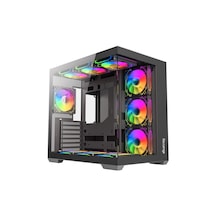 Revenge Supernova 7 RGB Fanlı ATX Temperli Cam Panel Akvaryum Oyuncu Bilgisayar Kasası