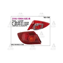 DEPO 216-1964L-UE-R Stop Lambası Sol Mazda 3 Serisi Hb 03-05